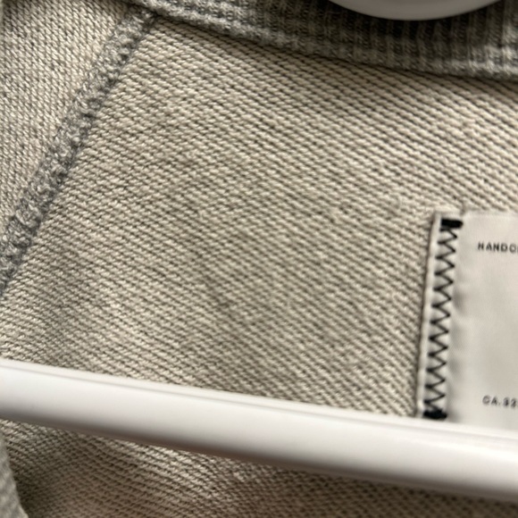 Reigning Champ Gray Sweatshirt, Fully Embroidered, Mens Size XXL - Picture 4 of 6